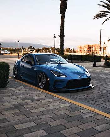 @swift_8six GR86 5, jdm, blue, car, toyota, brz HD phone wallpaper