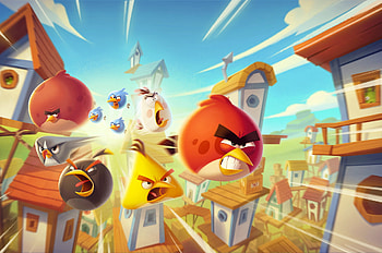 Angry Birds, Artstation creation, Splash screen, Stylish art HD wallpaper