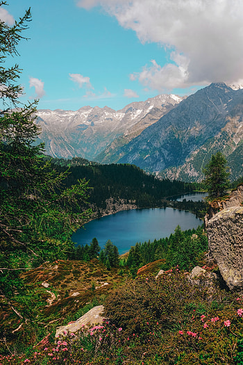 Nature, Mountains, Italy, Lake, Val Rendena, Val Renden HD phone wallpaper