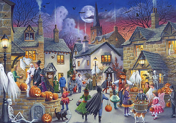Halloween Eve, halloween, digital, art, pretty, fantasy HD wallpaper