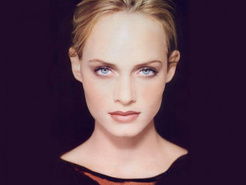 amber valetta, black, model, hrdave, red, gray eyes, girl HD wallpaper