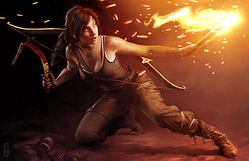 Lara Croft , tomb-raider, lara-croft, games, fantasy-girls HD wallpaper