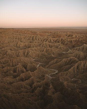 Nature, Desert, Horizon, Relief HD phone wallpaper