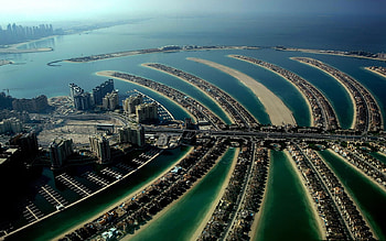 Impossible city, architecture, city, landscape, dubai, amazing, modern, ocean, future HD wallpaper