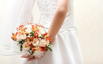 Wedding bouquet, bouquet, flowers, pretty, bride HD wallpaper