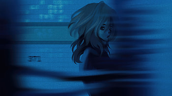 In The Evening Of Subway, anime-girl, anime, artist, artwork, digital-art, deviantart HD wallpaper