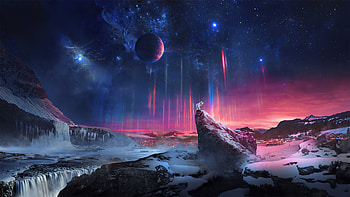Wolf Sentinel, wolf, artist, artwork, digital-art HD wallpaper