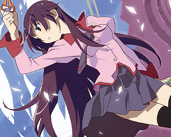 Bakemonogatari, cute, girl, anime HD wallpaper