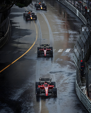 Monaco 2022 RB18 SF-22, rain, automotive_design, motor_vehicle, formula_1, grandprix, ferrari, f1, redbull, automotive HD phone wallpaper