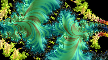 Trippy Psychedelic Fractal, trippy, psychedelic, trance, green, black, Abstract, fractal, abstract green, abstract black HD wallpaper
