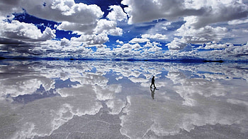 Salar De Uyuni, Bolivia, Travels, Striking landscapes HD wallpaper