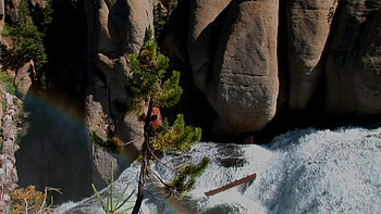 Yellowstone Waterfalls Screen Saver Screensaver Terraced Waterfall Stories HD wallpaper