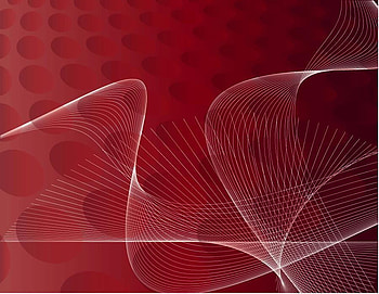 Waves, white, abstract, red HD wallpaper