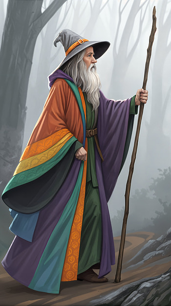Gandalf: Enchanting for Every Wizard Enthusiast, wizard, fantasy, magical, forest HD phone wallpaper