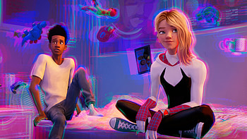 Spider-Verse : Miles Morales & Spider-Gwen, Gwen Stacy, Spider-Gwen, Miles Morales, movie, Spider-Man: Across the Spider-Verse HD wallpaper