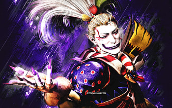 Kefka Palazzo, Final Fantasy, Kefka, FFXIII, Kefuka Parattso, purple stone background, Final Fantasy XIII-2, Final Fantasy characters, Kefka Palazzo Final Fantasy, Cefca Palazzo HD wallpaper