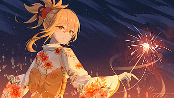 Yoimiya (Genshin Impact), video game, Genshin Impact HD wallpaper