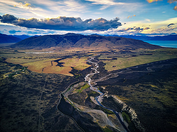 Landscape, Nature, Rivers, Mountains, Relief, Argentina HD wallpaper