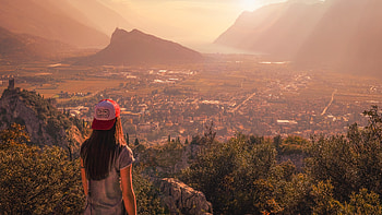 Girl Watching Landscape View , girl, landscape, nature HD wallpaper