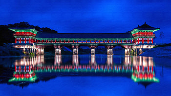 Woljeonggyo Bridge, Print on canvas HD wallpaper