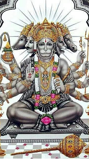 Panchmukhi Hanuman, Panchmukhi HD phone wallpaper