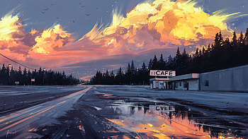 Horizon City , horizon, artist, artwork, digital-art, deviantart HD wallpaper