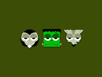 holloween, warewolf, dracula, frank HD wallpaper