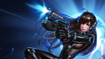 Gantz Dva Overwatch, dva-overwatch, overwatch, games, artist, artwork, digital-art, deviantart HD wallpaper