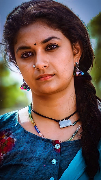 Keerthi Suresh, telugu actress HD phone wallpaper