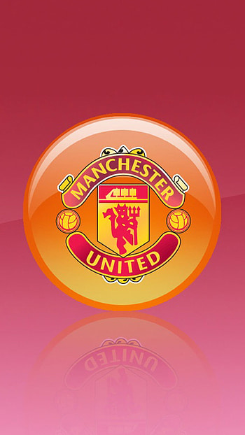 Apple 6 Plus - Manchester United Logo in 3D HD phone wallpaper