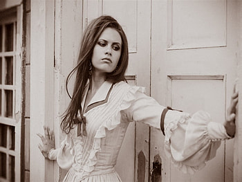 Coming Home..., model, graphy, woman, black and white HD wallpaper