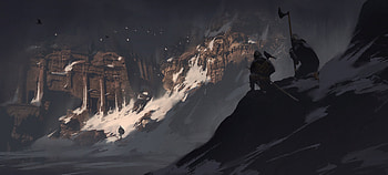 Quad — Frosted Keep Fantasy Warrior, fantasy, warrior, fantasy warrior HD wallpaper