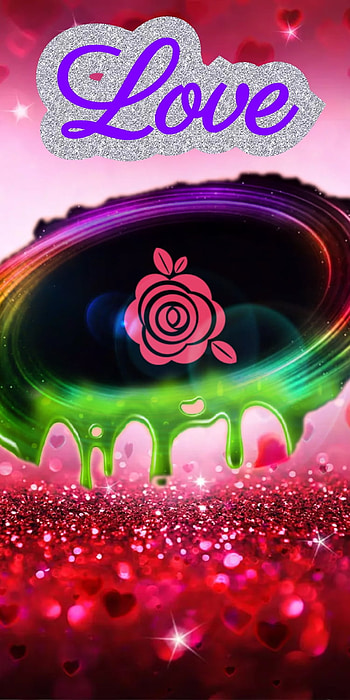 Rainbow, pink, petal HD phone wallpaper