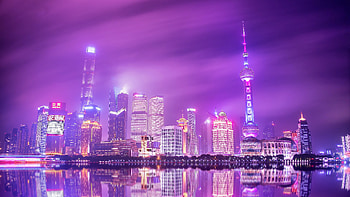 Shanghai city, , Christopher Cunningham HD wallpaper