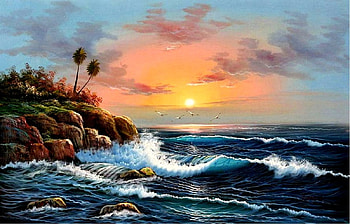By Y. Derek, sea, sky, nature, wave, sunrise HD wallpaper