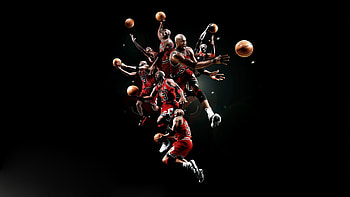 Michael Jordan, Jumpman logo, Air Jordan sneakers, Sports HD wallpaper
