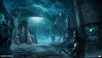 God of War: Ragnarök — Frozen Depths, video game, God of War: Ragnarök HD wallpaper