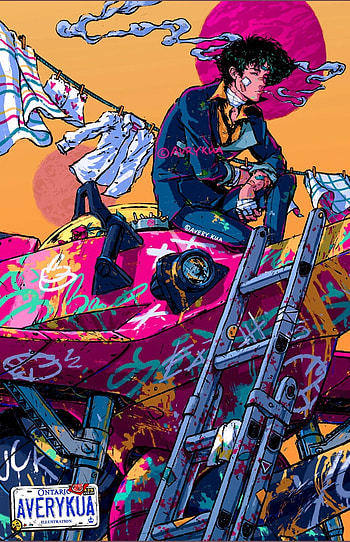 Beebop, cowboy, anime HD phone wallpaper
