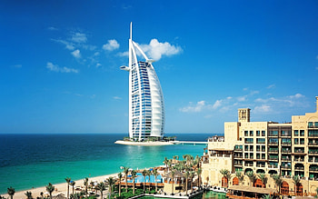 Hotel, City, Dubai, Burj Al Arab, coast HD wallpaper
