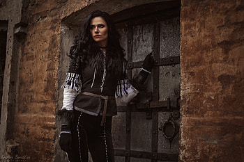 Cosplay ~ Yennefer, girl, the witcher, yennefer, cosplay, kristina borodkina, woman HD wallpaper