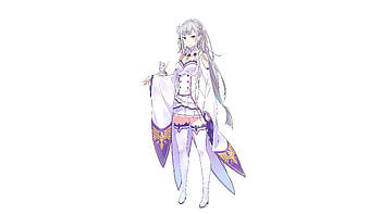 Emilia (Re:zero), Anime, Re:zero Starting Life In Another World, Pack (Re:zero) HD wallpaper