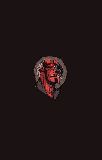Hellboy, lazy, minimal HD phone wallpaper