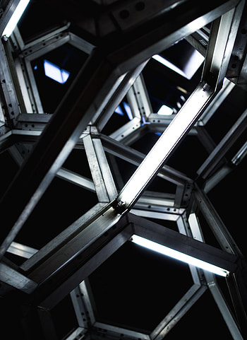 Dark, Shine, Light, Design, Construction, Lamp, Illumination, Metal, Metallic, Lighting, Lamps HD phone wallpaper