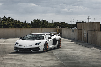 Aventador SVJ — Rooftop White Predator | Lamborghini, vehicle, Lamborghini Aventador SVJ HD wallpaper