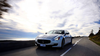 Maserati On Road, maserati, cars, road HD wallpaper