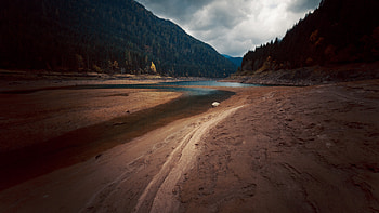 Way To River, river, behance, nature HD wallpaper