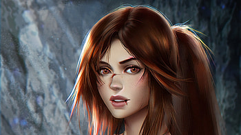 Lara Croft Fantasyart, lara-croft, tomb-raider, games, fantasy-girls, deviantart HD wallpaper