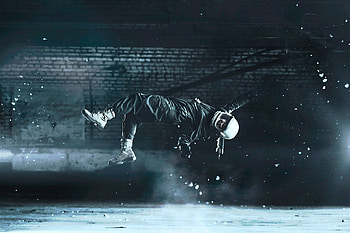 Miscellanea, Miscellaneous, Fall, Bounce, Jump, Trick, Spacesuit, Space Suit, Levitation, Stuntman HD wallpaper
