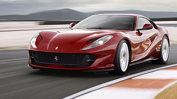 Ferrari 812 Superfast, sports car, red HD wallpaper