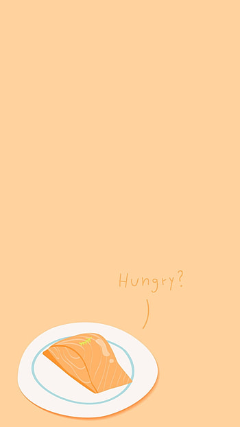 Fresh salmon plate, background, Vector , Techi salmon HD phone wallpaper